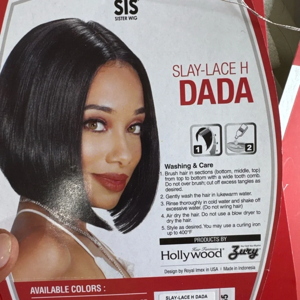 Sis Sister Wig Slay Lace H DADA Bob Lace Front Heat Resistant